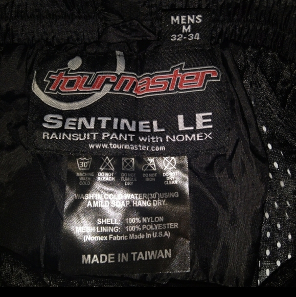 Tourmaster Sentinel le Rainsuit Pants with Nomex, Size:32/34 Medium - Picture 6 of 12